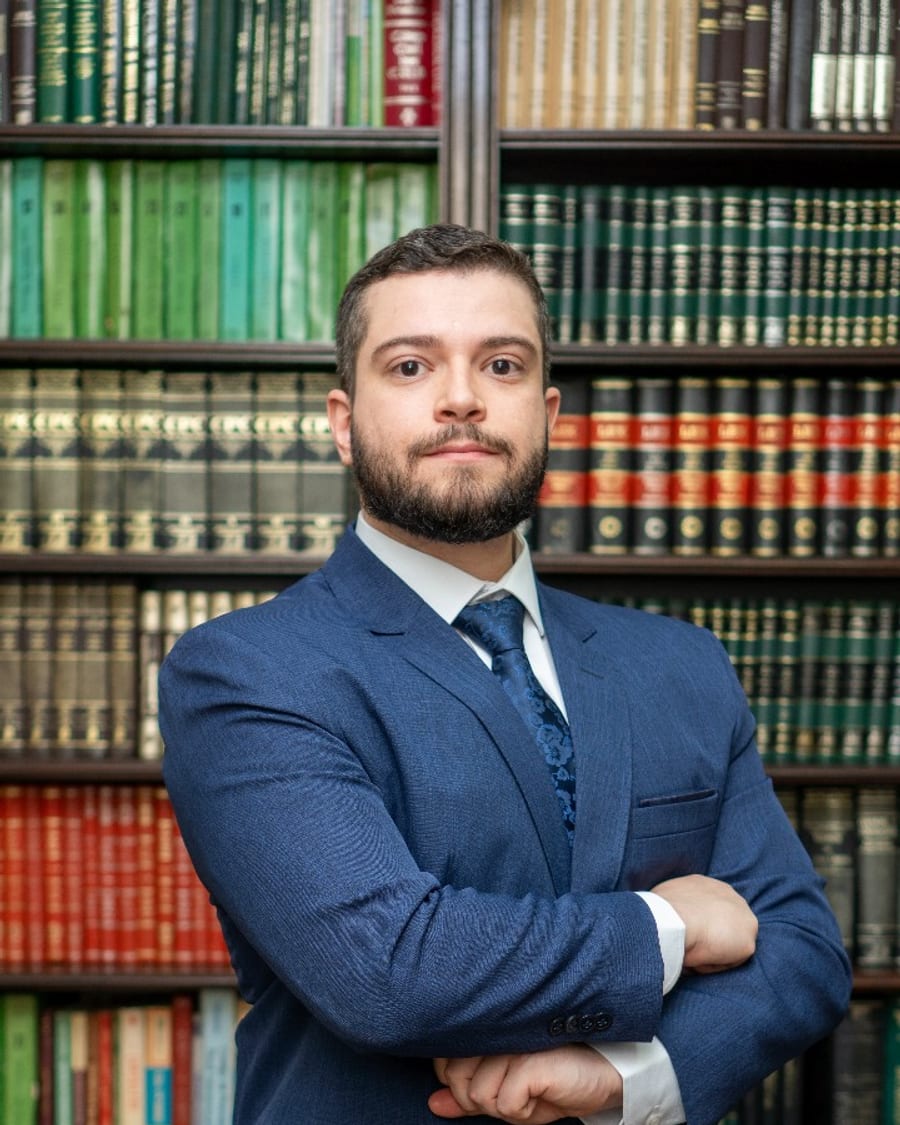 Delmiro Moreira no escritório da Moreira Advocacia